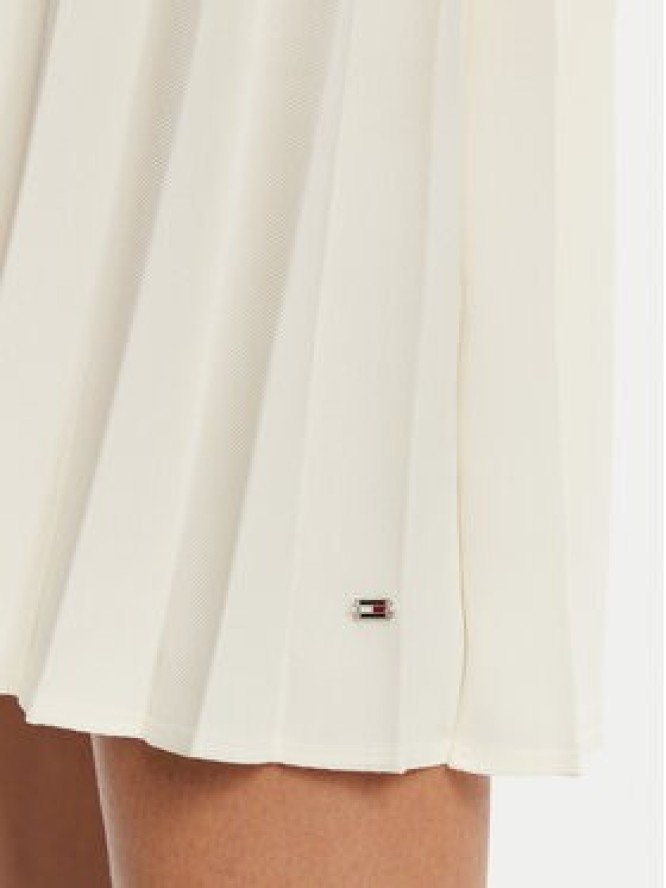 Tommy Hilfiger Spódnica plisowana WW0WW43886 Écru Regular Fit