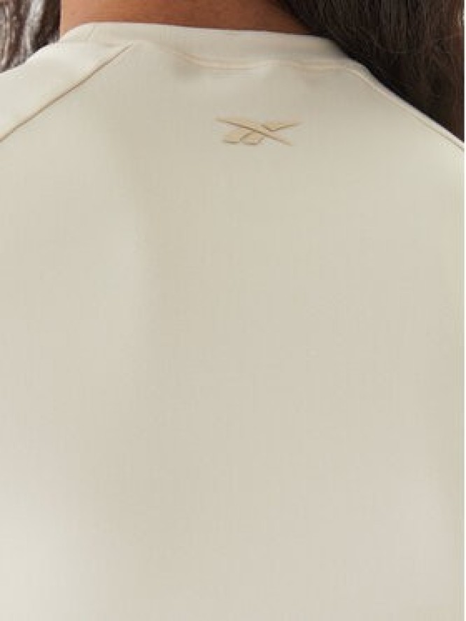 Reebok Koszulka techniczna Reebok x Ewa Chodakowska Moni RK25614CCW Beżowy Slim Fit