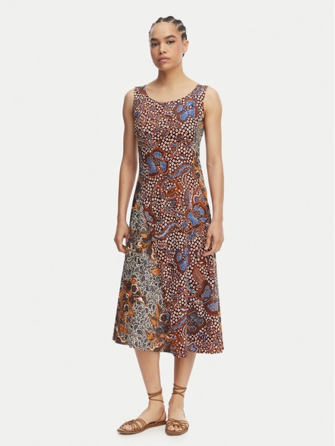 Weekend Max Mara Sukienka letnia Pausa 2615621082 Kolorowy Regular Fit
