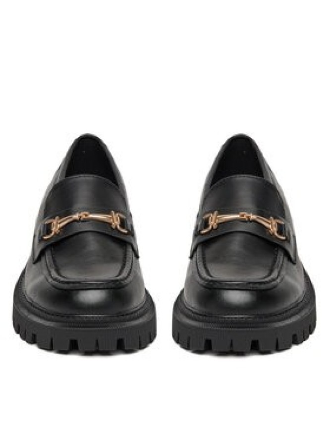 DeeZee Loafersy H101202-01 Czarny