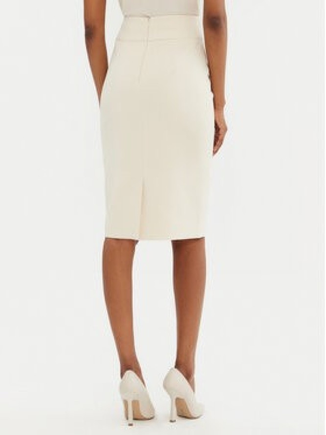 Rinascimento Spódnica ołówkowa CFC0122972003 Beżowy Regular Fit