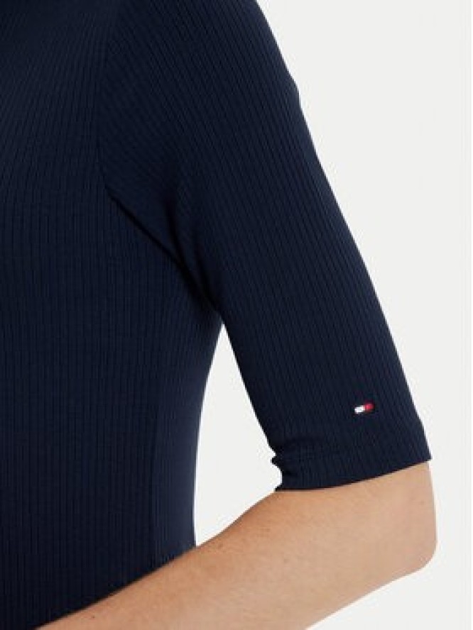 Tommy Hilfiger Sukienka codzienna WW0WW44430 Granatowy Slim Fit