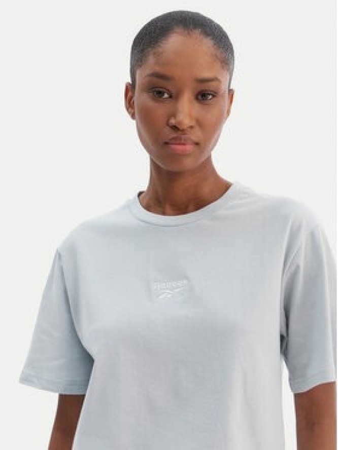 Reebok T-Shirt Suzie RK25505CCW Błękitny Relaxed Fit