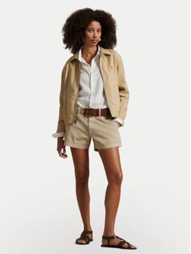 Polo Ralph Lauren Szorty materiałowe 211963798001 Beżowy Straight Fit