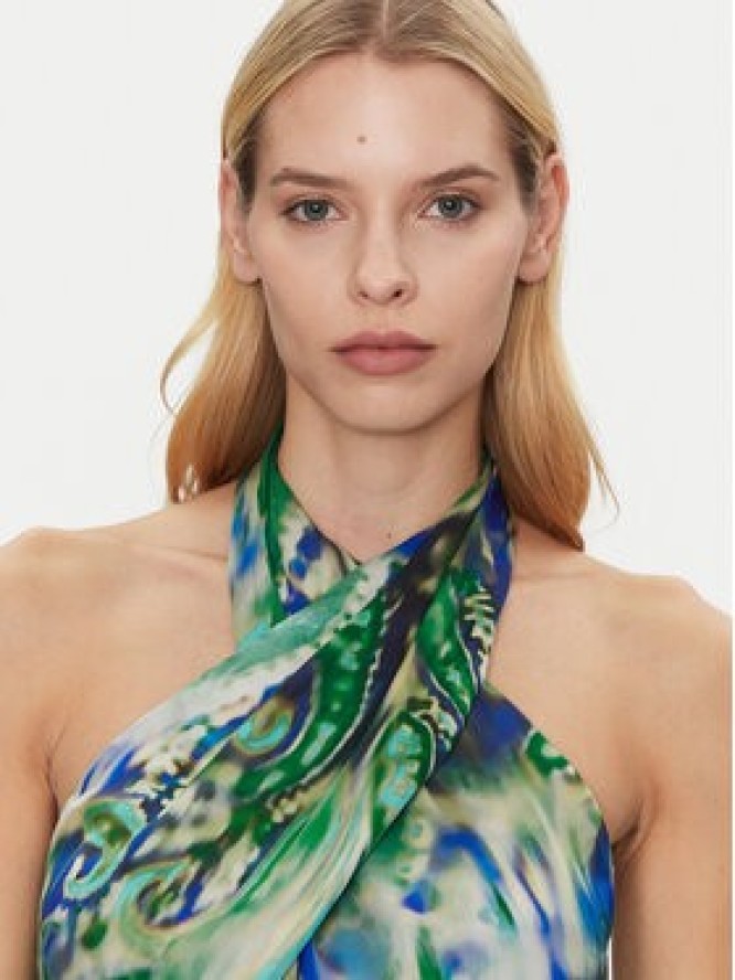 Simona Corsellini Bluzka P25CPTO01401 Zielony Slim Fit