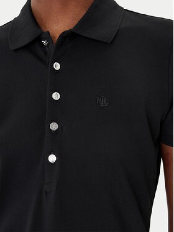 LAUREN RALPH LAUREN Polo 200679219003 Czarny Regular Fit