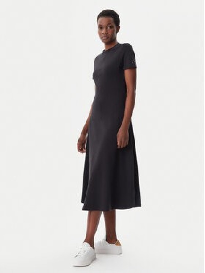 Tommy Hilfiger Sukienka codzienna WW0WW44547 Czarny Regular Fit