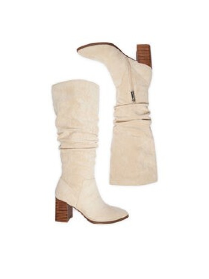 Nine West Kozaki CEO-BASZIRA-01 Écru