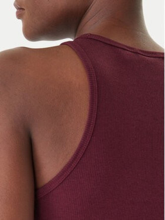 adidas Top Essentials KD3824 Bordowy Slim Fit