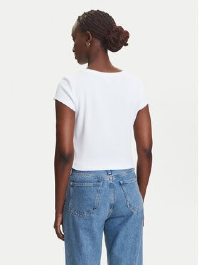 Calvin Klein Jeans T-Shirt LV047C200G Biały Slim Fit