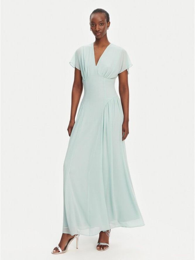 ROTATE Sukienka wieczorowa 113906305 Błękitny Regular Fit