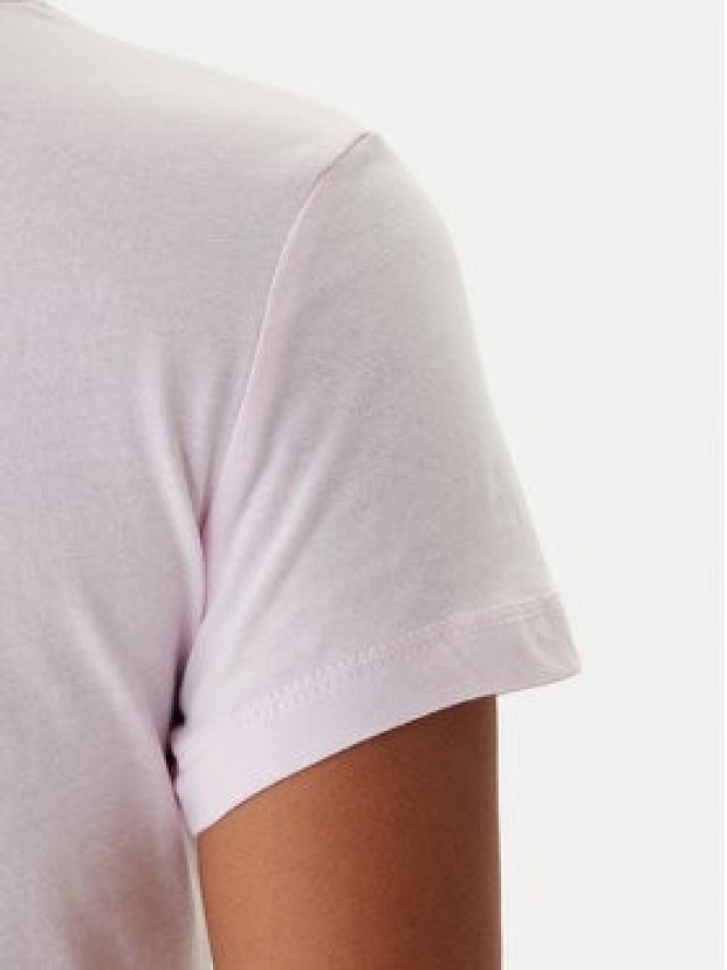 Tommy Jeans T-Shirt DW0DW22273 Różowy Slim Fit