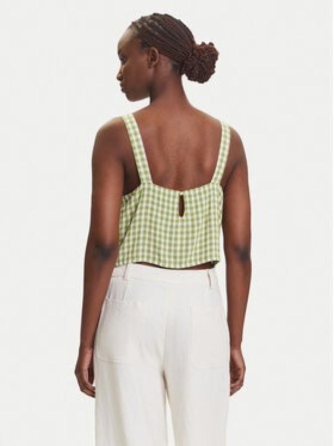 RVCA Top 23B041503 Zielony Relaxed Fit