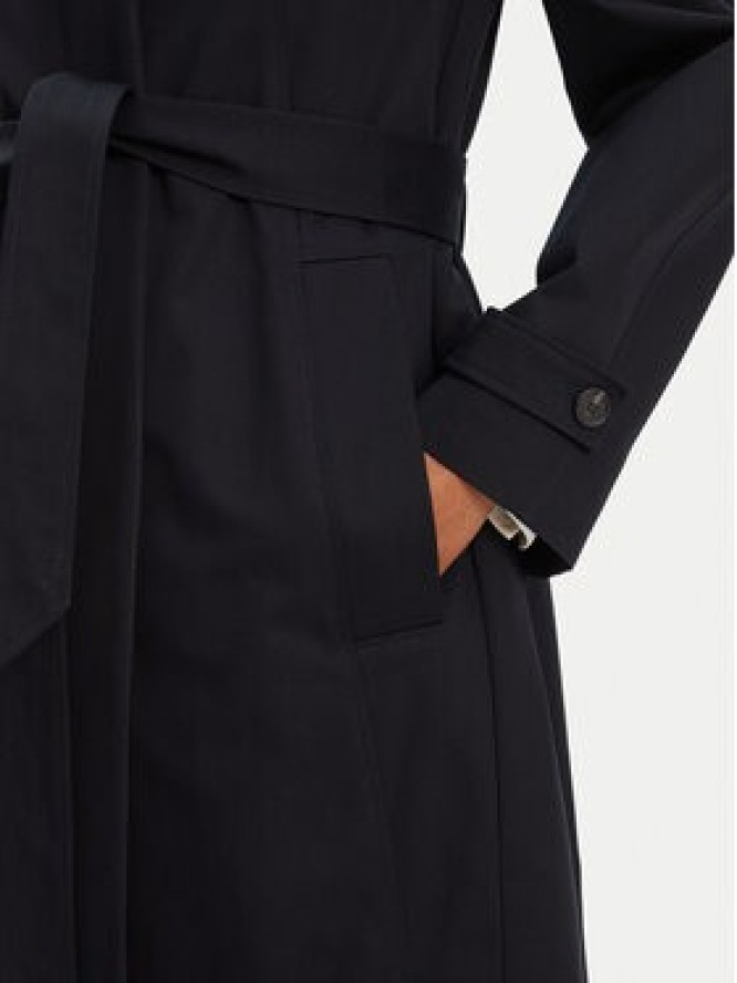 BOSS Płaszcz przejściowy Calexis 50543189 Granatowy Regular Fit