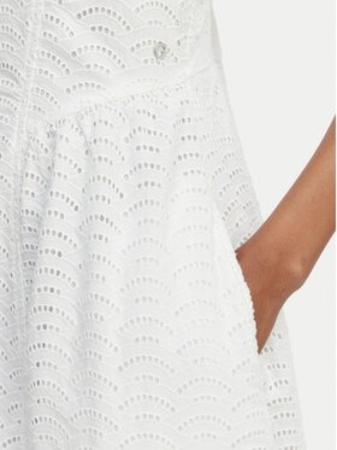 Guess Sukienka letnia W6GK44 W1884 Biały Regular Fit