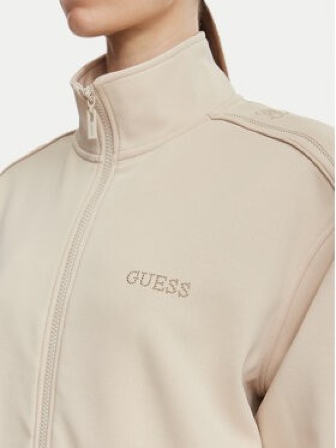 Guess Bluza V5BQ15 KCX22 Beżowy Regular Fit