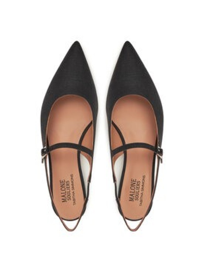 MALONE SOULIERS Baleriny Karla 10-1 Czarny