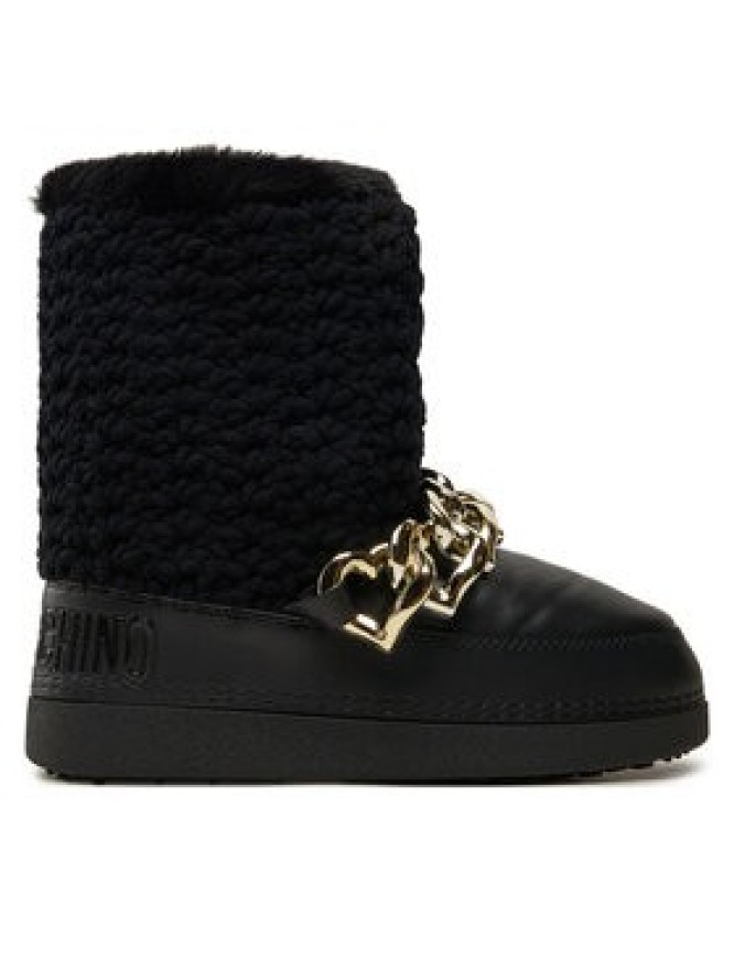 LOVE MOSCHINO Śniegowce JA24322G0LISI000 Czarny