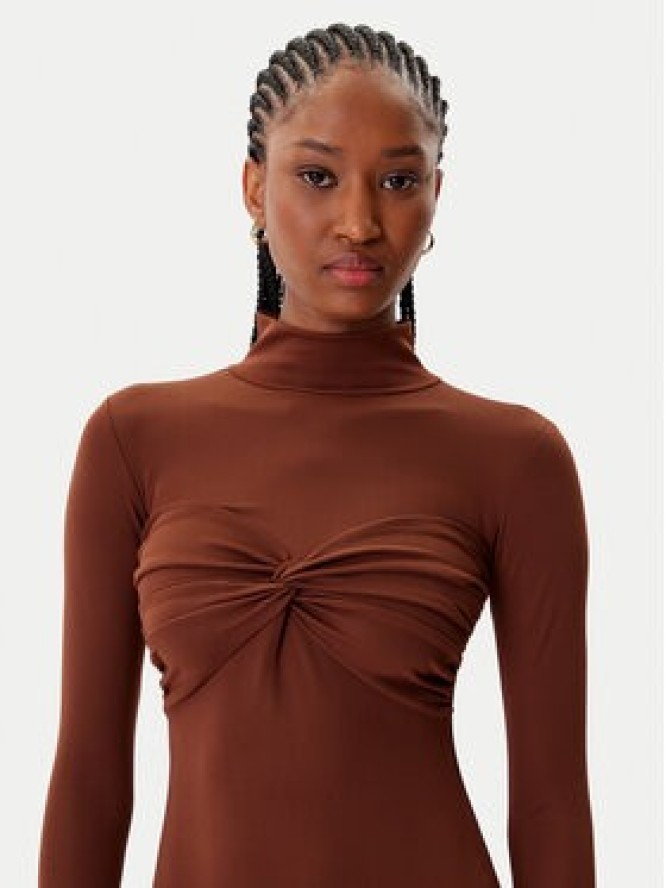 Artigli Sukienka koktajlowa ACAB003158 Brązowy Regular Fit