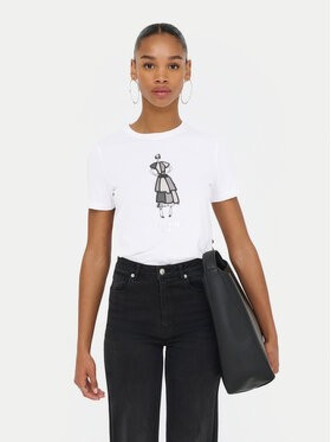 ONLY T-Shirt Emma 15329752 Biały Regular Fit