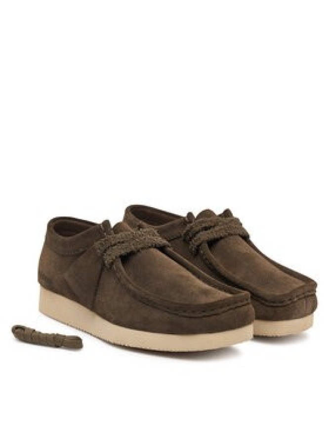 Clarks Półbuty Wallabee Lite. 26329403 Zielony