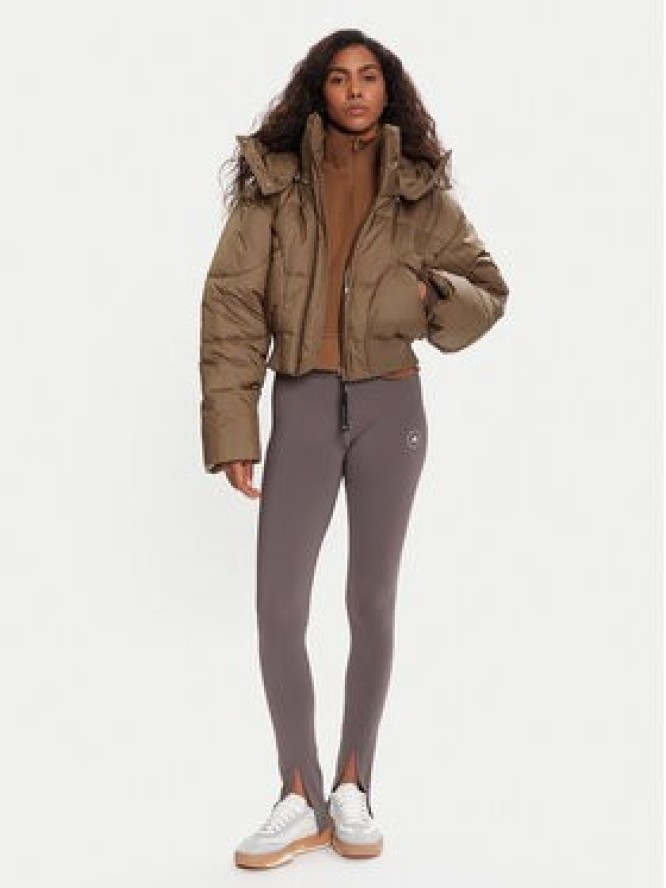 adidas by Stella McCartney Kurtka zimowa JM3652 Beżowy Loose Fit