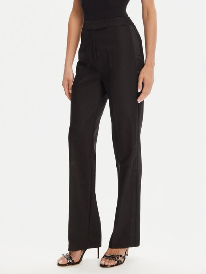 Morgan Spodnie materiałowe 242-PFIBY.F Czarny Regular Fit