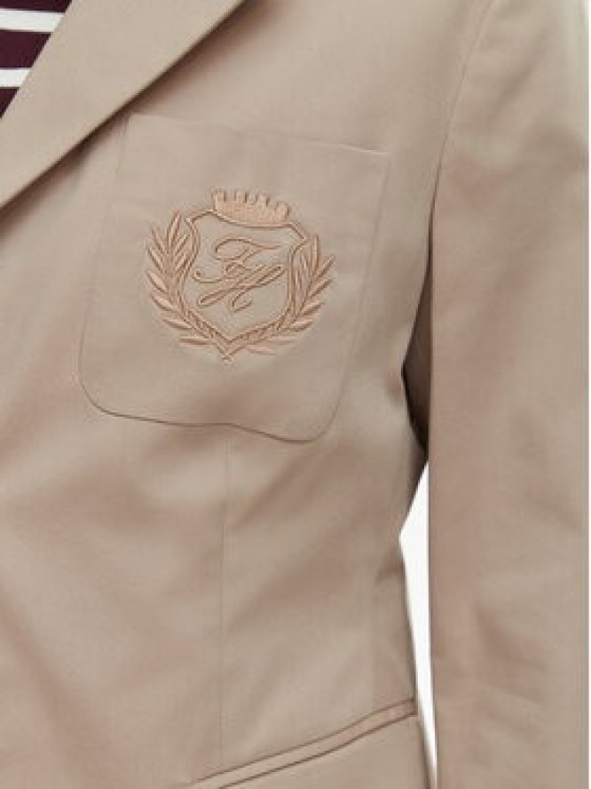 Tommy Hilfiger Marynarka WW0WW47179 Beżowy Slim Fit