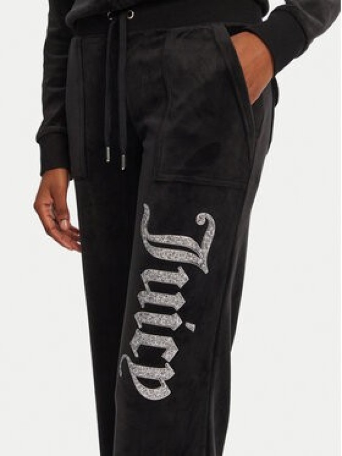 Juicy Couture Spodnie dresowe Layla JCBBJ125806 Czarny Regular Fit
