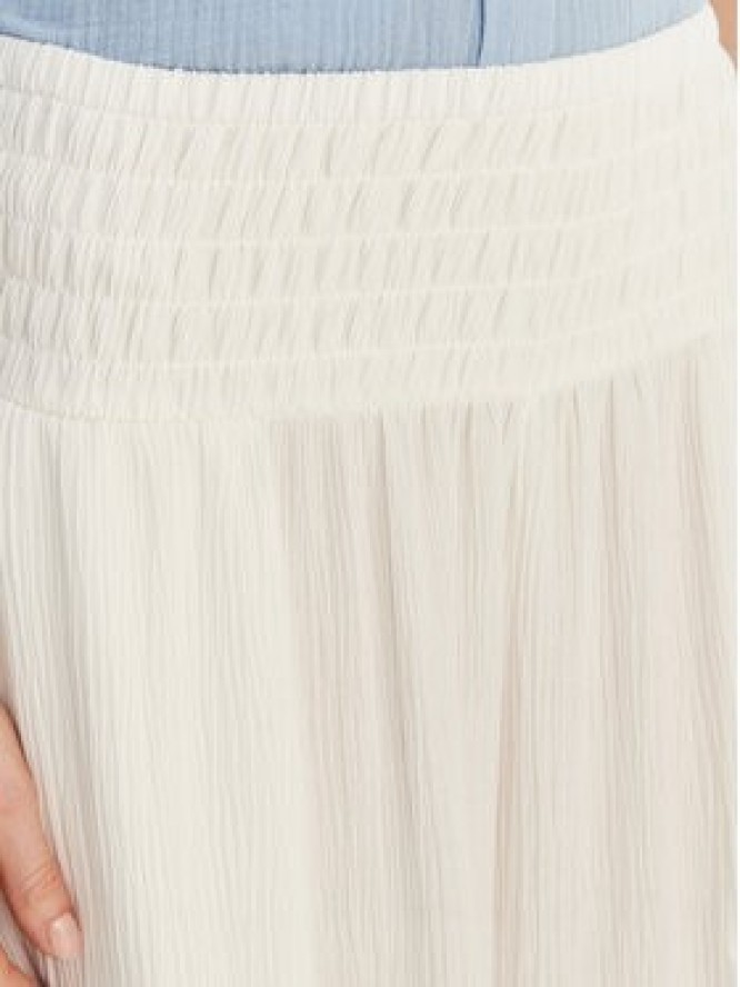 Seafolly Spodnie materiałowe Beach Edit 55699-PA Biały Relaxed Fit