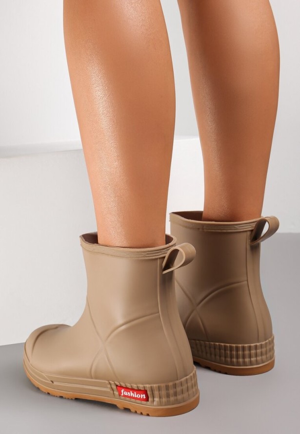 Ciemnobeżowe Kalosze Hyrmothoe