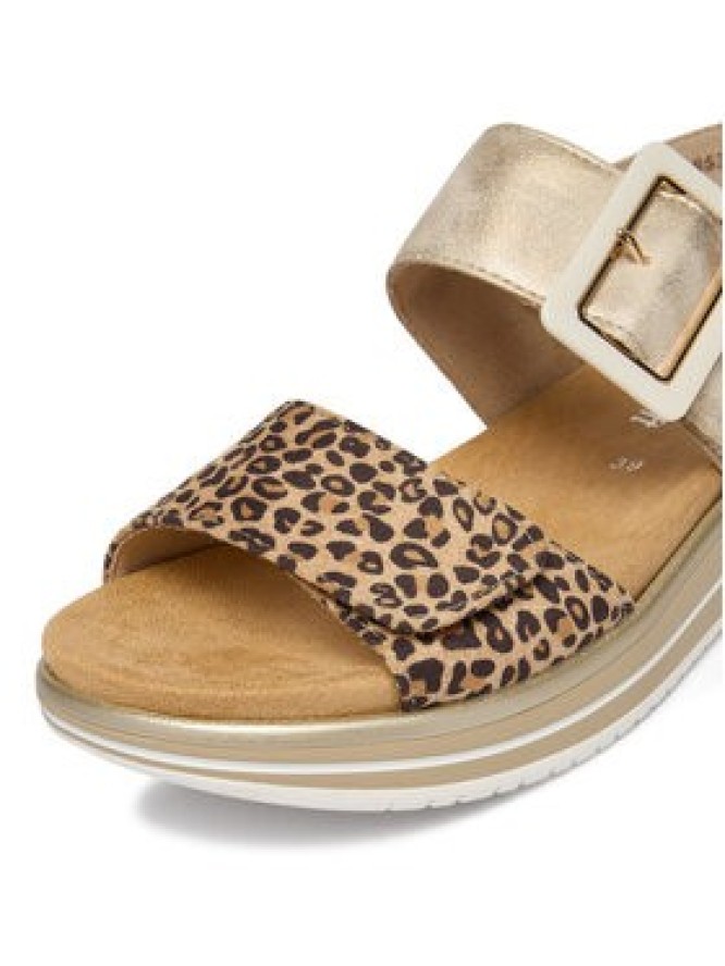 Remonte Sandały CEO-D1J53-91 Złoty