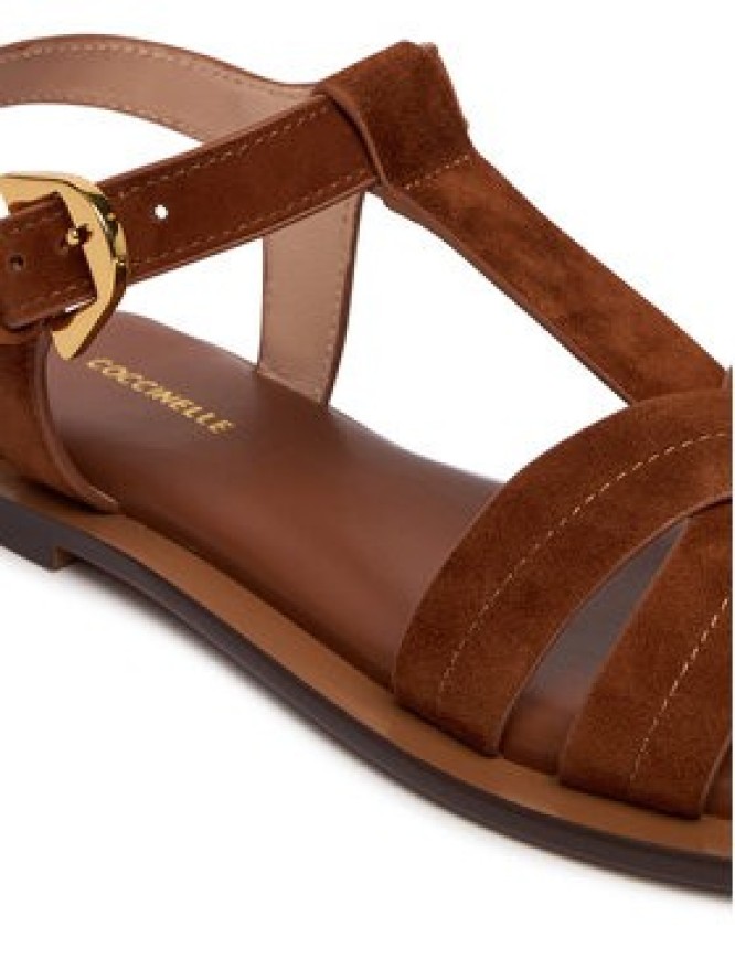 Coccinelle Sandały Sunup E4 QKG 18 01 01 Brązowy