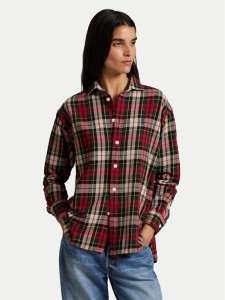 Polo Ralph Lauren Koszula 211978159003 Czerwony Relaxed Fit