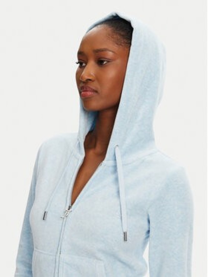 Juicy Couture Bluza Robertson JCAP176 Błękitny Slim Fit