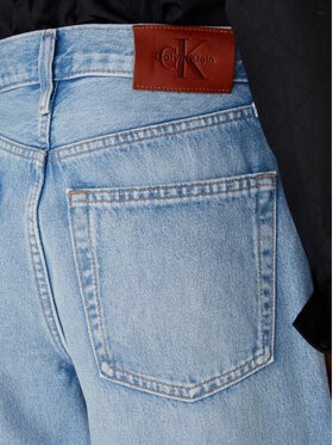 Calvin Klein Jeans Jeansy LV047F662G Niebieski Wide Leg