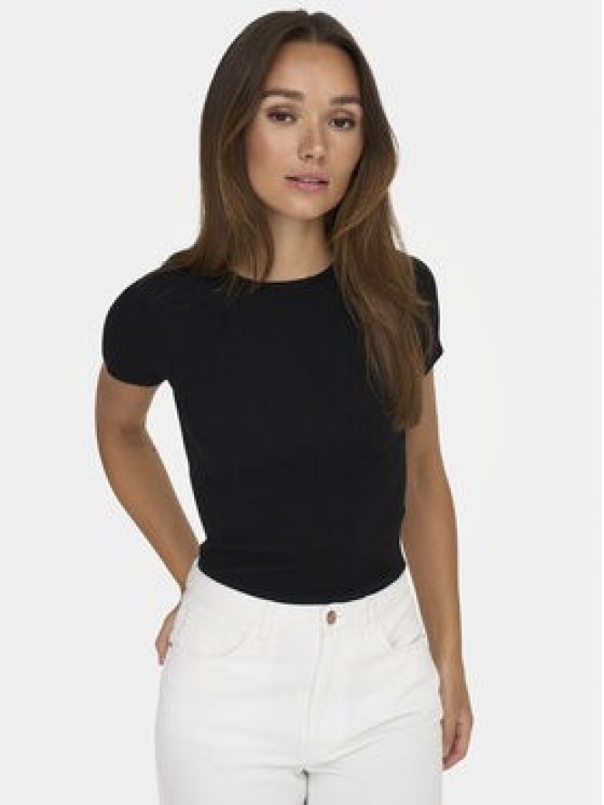JDY T-Shirt Cirkeline 15307860 Czarny Slim Fit