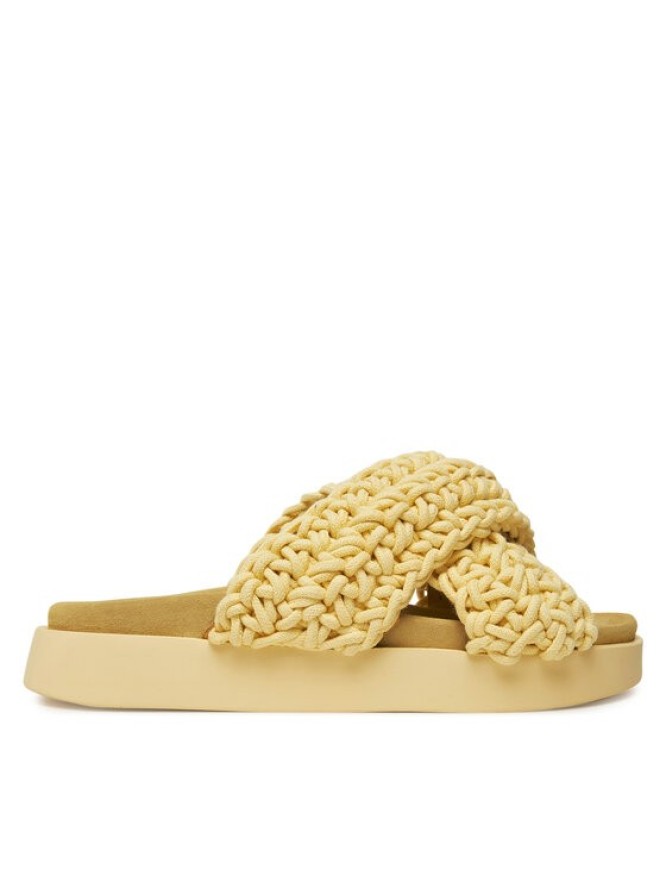 Inuikii Klapki Woven 70104-105 Żółty