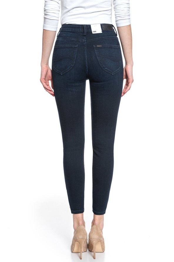 SPODNIE DAMSKIE LEE Scarlett High Zip MULBERRY L31BFGIT 112107014