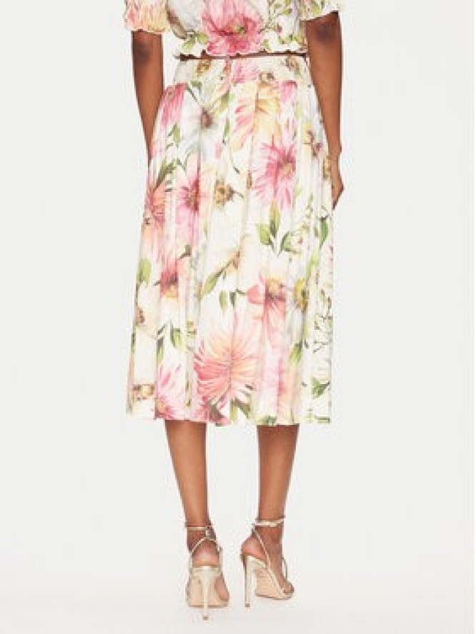 Guess Spódnica plisowana W5GD64 WH4S2 Kolorowy Regular Fit