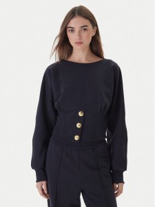PINKO Bluza Mantovana 105612 A2TC Granatowy Regular Fit