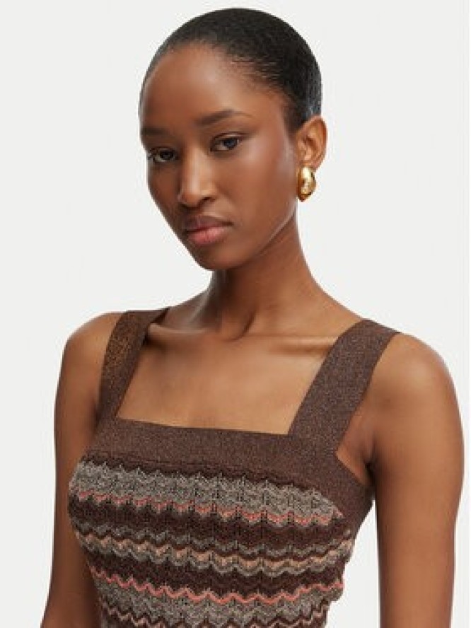 Marciano Guess Top G6GR15 Z0643 Brązowy Regular Fit