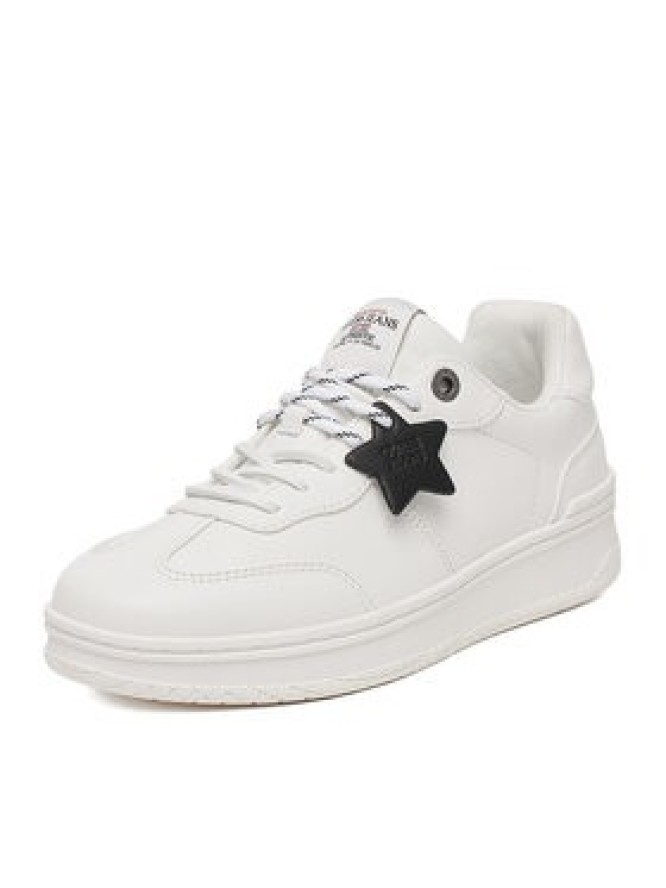 Guess Jeans Sneakersy EO-GSJ120 Kremowy