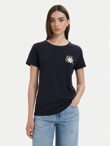 BOSS T-Shirt C_Elove_5 50566827 Granatowy Slim Fit