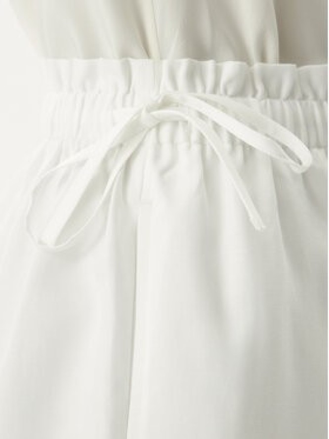 Seafolly Szorty materiałowe Beach Edit 55721-SH Biały Relaxed Fit