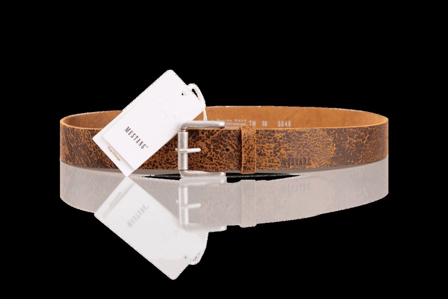 MUSTANG PASEK SKÓRZANY MUS-M5046 0655 40mm Ledergürtel