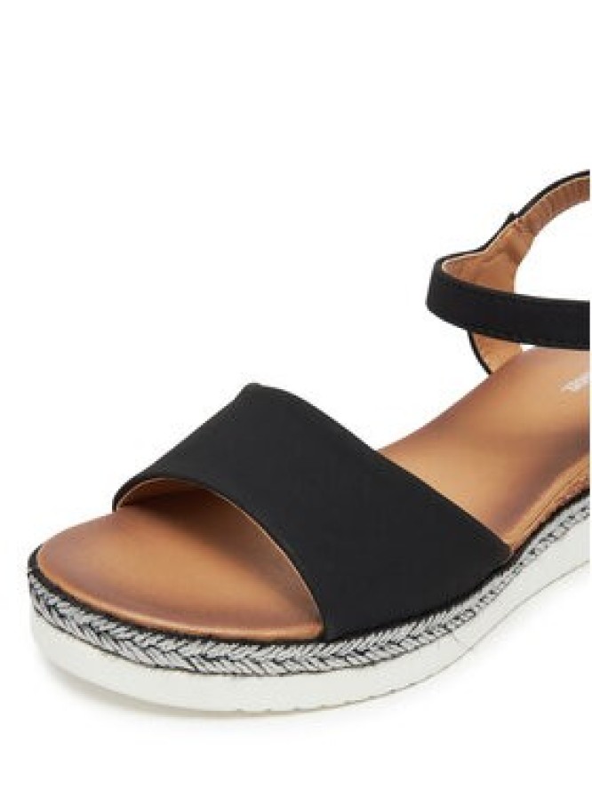 Clara Barson Espadryle WS2189-15 Czarny