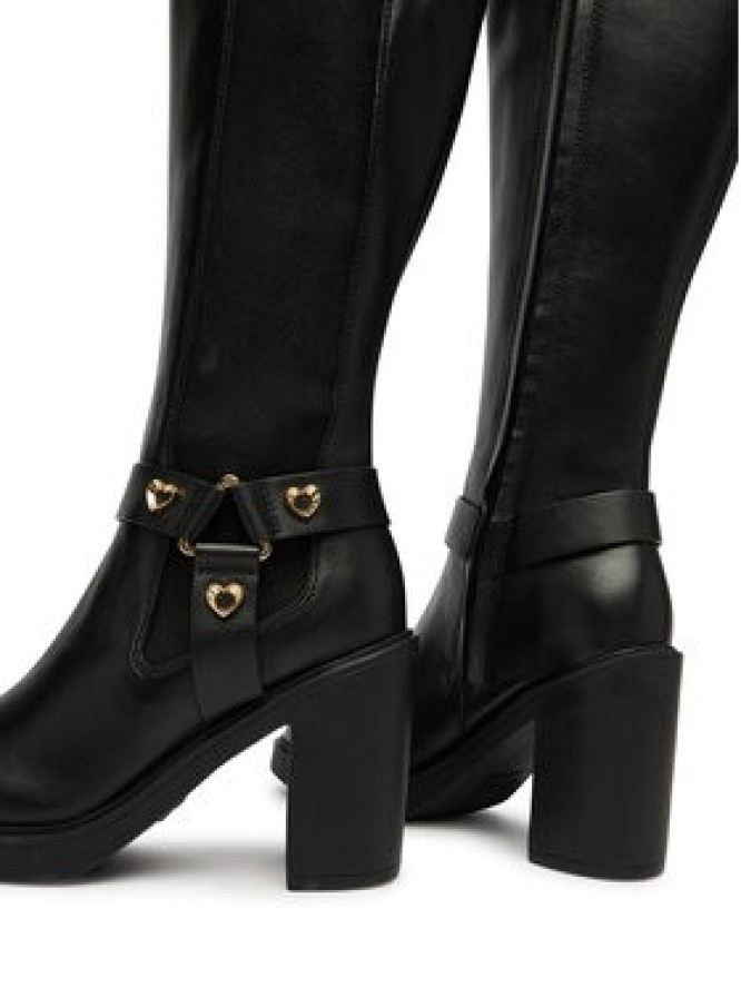 LOVE MOSCHINO Kozaki JA2608AG0NIA0000 Czarny