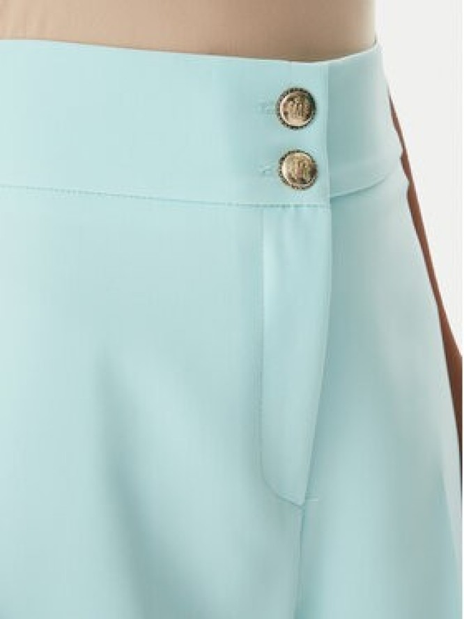 Maryley Spodnie materiałowe 6EB680/43AC Turkusowy Regular Fit