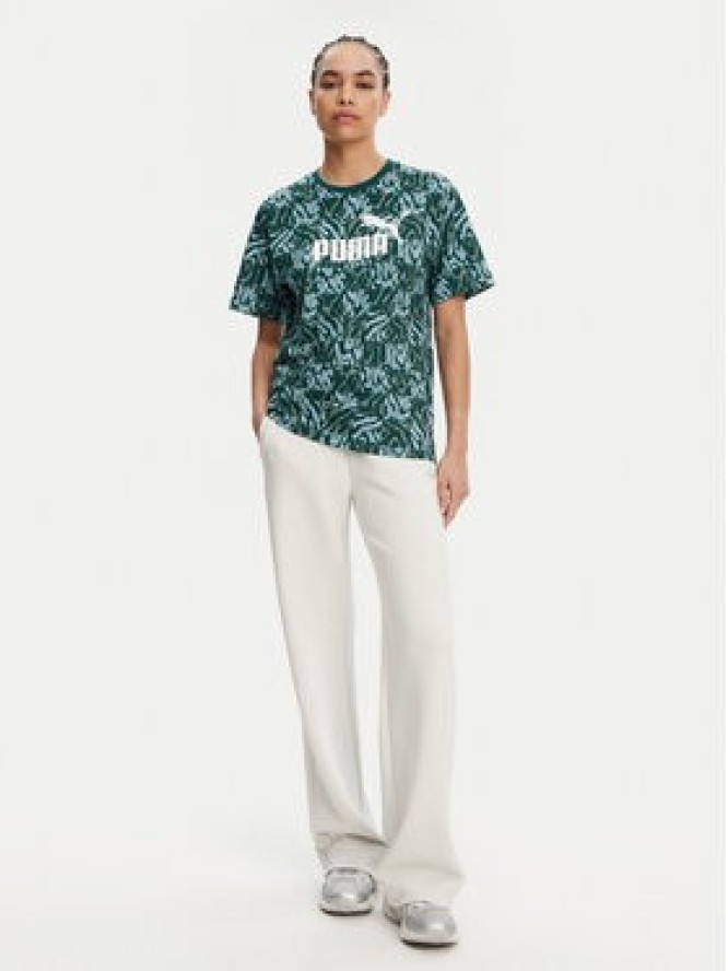 Puma T-Shirt Ess Graphic 685070 Zielony Loose Fit